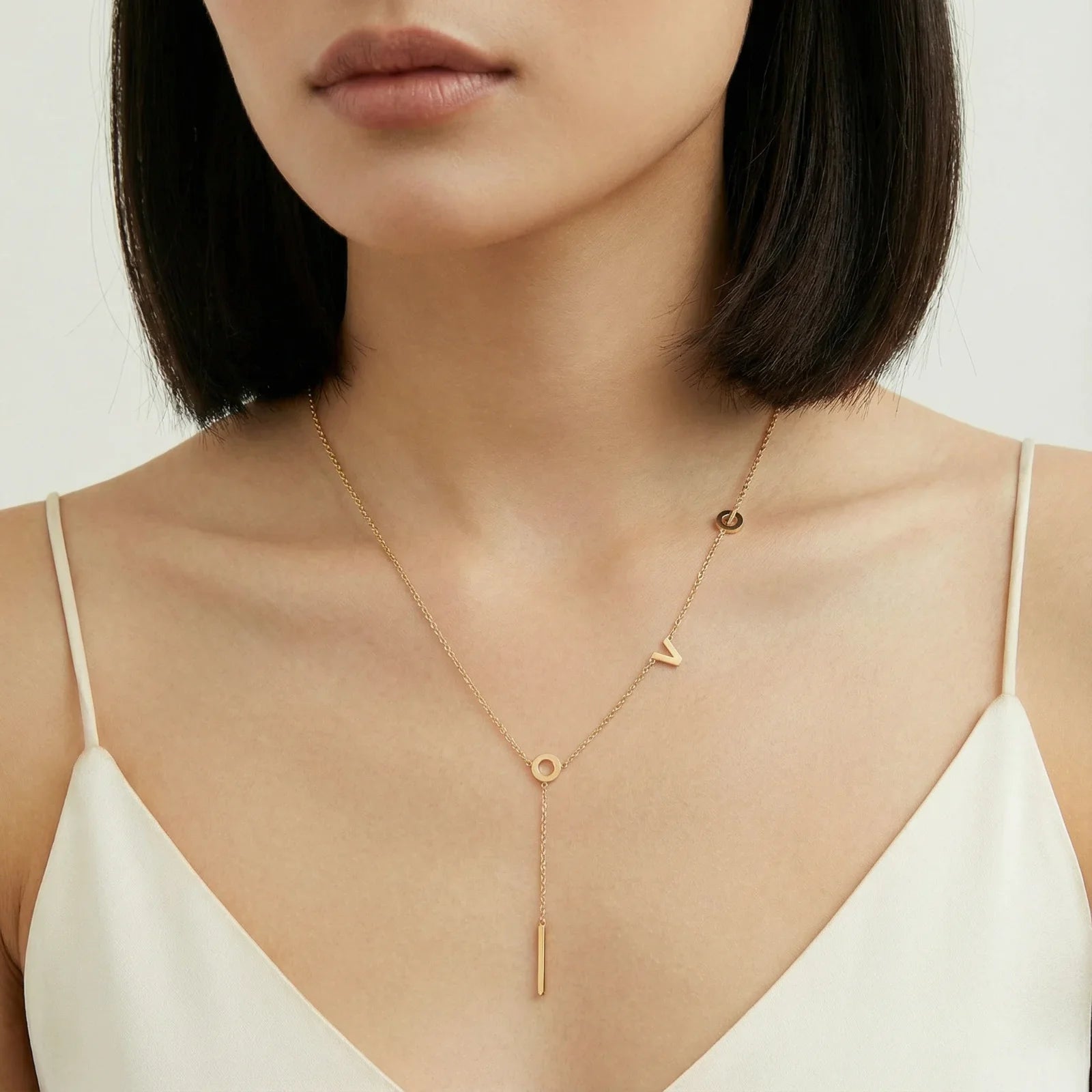 SENTIMENT LARIAT NECKLACE
