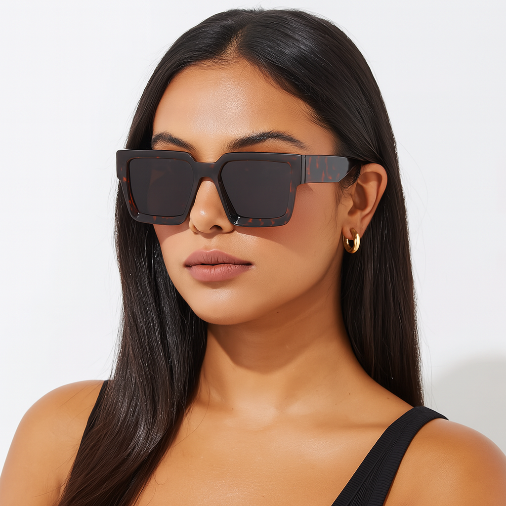 Vintage Square Sunglasses – UV400 Shades