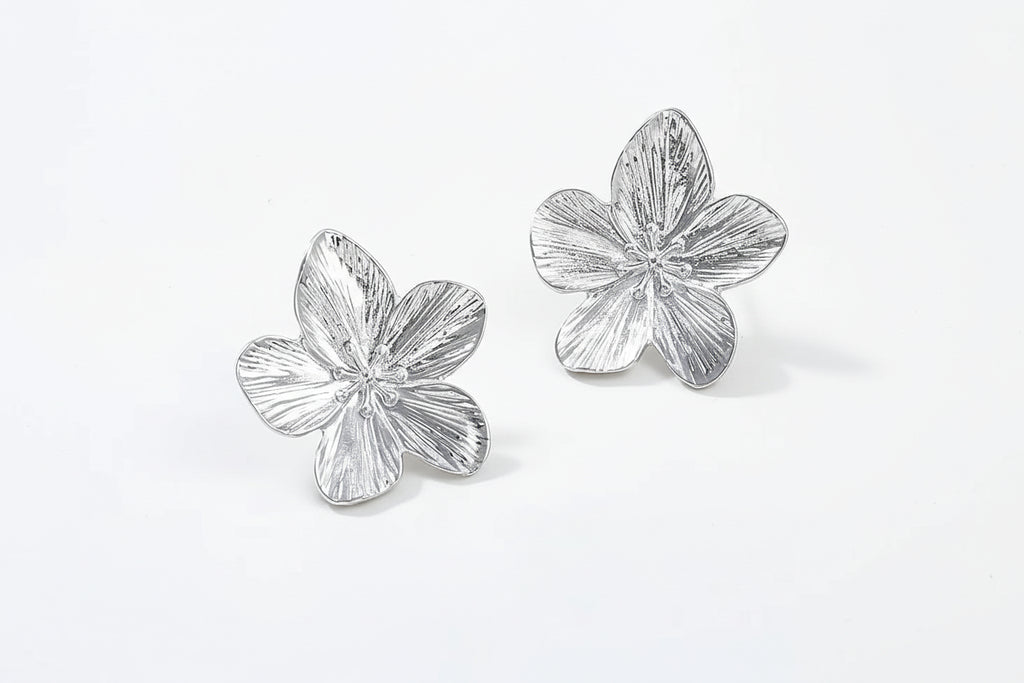 2PC Floral Earrings 