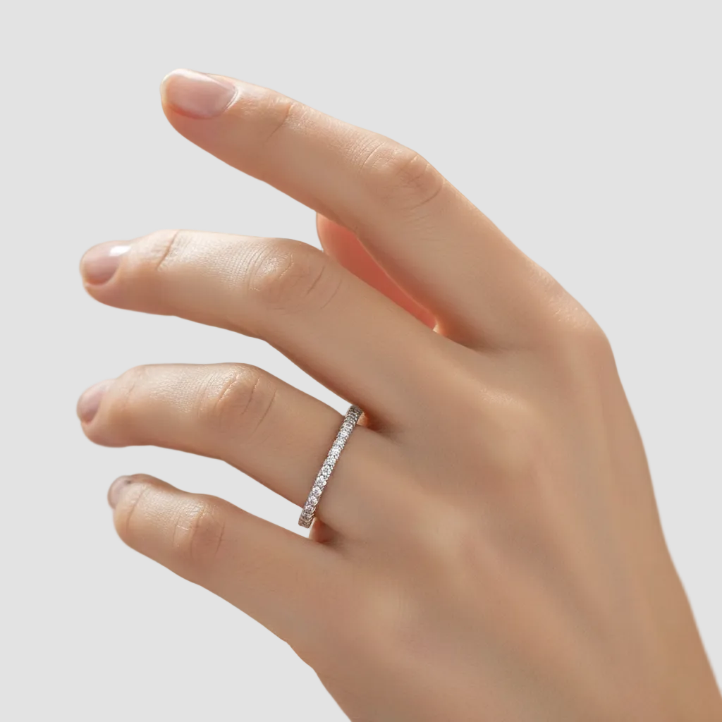 ETERNA SLIM ETERNITY RING | 925 STERLING SILVER
