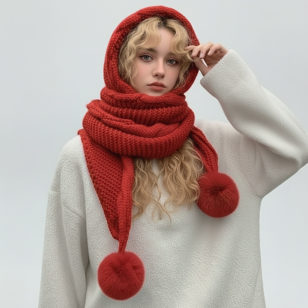 Person wearing red balaclava