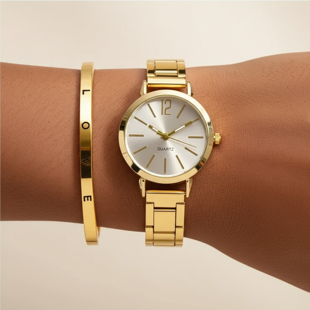 Timeless Watch & Bracelet Set