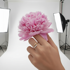 AURORA ENTWINE TEARDROP RING