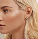 AURORA TEARDROP HOOP EARRINGS