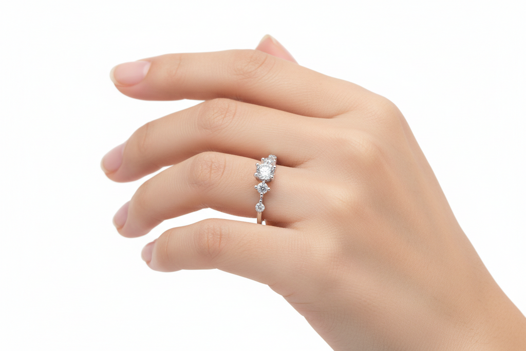 LUMINARA RING | STERLING SILVER PLATINUM PLATING