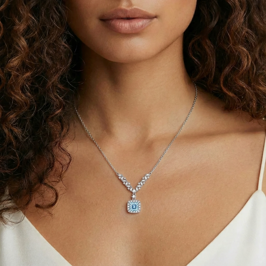 CELESTIAL ARC MOISSANITE NECKLACE