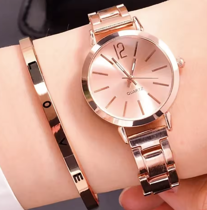 Timeless Watch & Bracelet Set