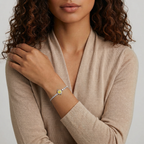 AMBER GLOW CHAIN BRACELET